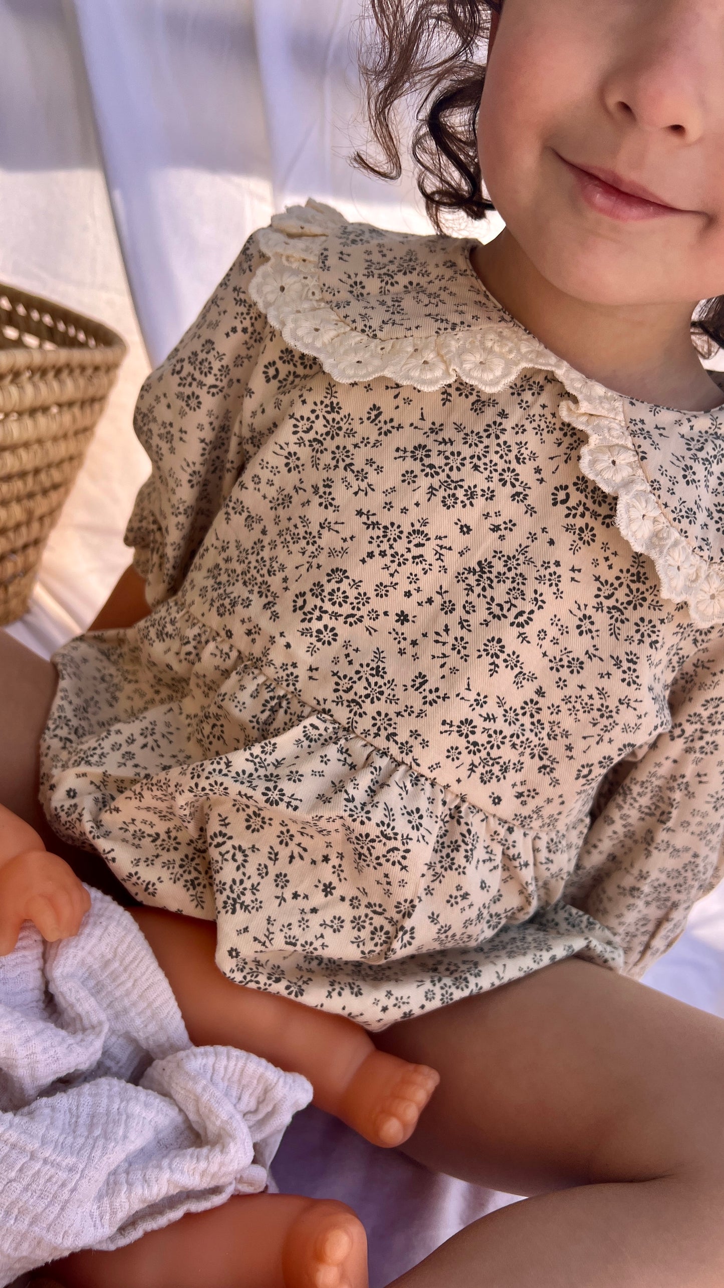 Combinaison Valerie motif florale