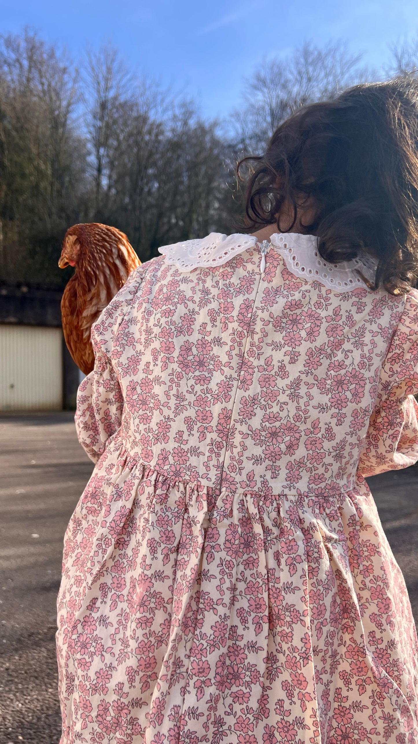 Robe Maria Caetana motif florale